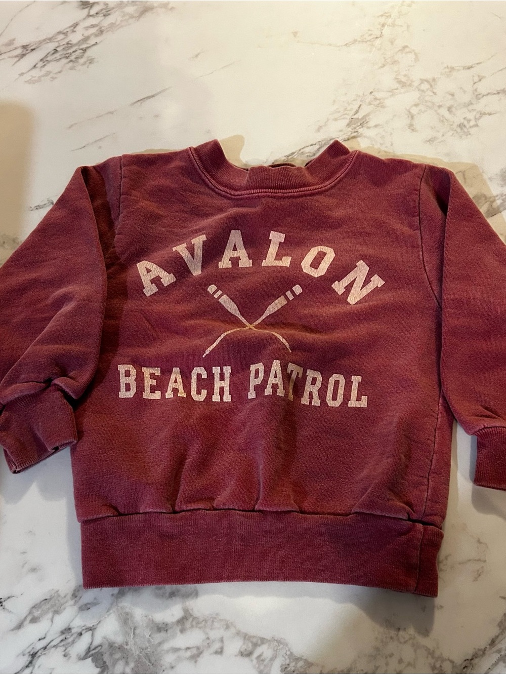 Avalon Kids Beach Patrol Sweatshirt - Burgundy